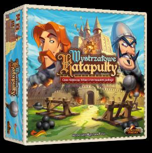 Gra Wystrzałowe Katapulty. Autor: Kristian Fosh. Multiszop.pl Okładka książki Gra Wystrzałowe Katapulty
