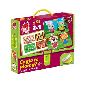 Gra z rzepami Czyje to plamy? RK1120-02. Wydawca: Roter Kafer. Multiszop.pl Opakowanie Gra z rzepami Czyje to plamy? RK1120-02