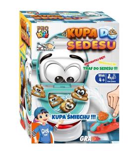 Gra zręcznościowa Kupa do sedesu. Wydawca: Pro Kids. Multiszop.pl Opakowanie Gra zręcznościowa Kupa do sedesu
