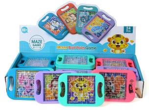 Opakowanie Gra zręcznościowa labirynt z kulką mix