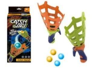 Opakowanie Gra zręcznościowa Łapacz 2szt + piłeczki 4szt