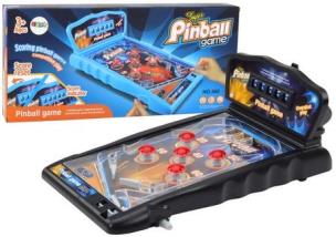Gra zręcznościowa Pinball światła dźwięki. Wydawca: Leantoys. Multiszop.pl Opakowanie Gra zręcznościowa Pinball światła dźwięki