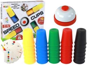 Gra zręcznościowa Speed Cups. Wydawca: Leantoys. Multiszop.pl Opakowanie Gra zręcznościowa Speed Cups
