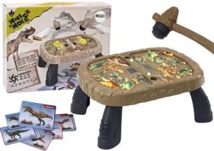 Gra zręcznościowa Whac-a-mole Dinozaury. Wydawca: Leantoys. Multiszop.pl Opakowanie Gra zręcznościowa Whac-a-mole Dinozaury