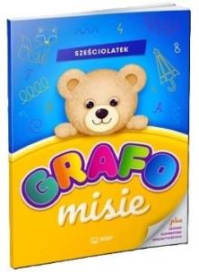GRAFOmisie. Sześciolatek. Autor: Karolina Karamuz. Multiszop.pl Okładka książki GRAFOmisie. Sześciolatek