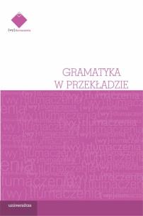 Okładka książki Gramatyka w przekładzie