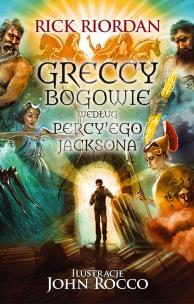 Greccy bogowie według Percy'ego Jacksona wyd. 2023. Autor: Rick Riordan. Multiszop.pl Okładka książki Greccy bogowie według Percy'ego Jacksona wyd. 2023