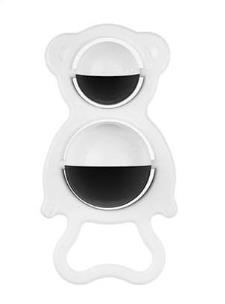 Opakowanie Grzechotka kulki czarno-biała miś