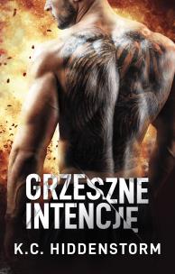Grzeszne intencje. Autor: K.C. Hiddenstorm. Multiszop.pl Okładka książki Grzeszne intencje