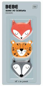 Opakowanie Gumka do mazania BB Friends Boys 3szt