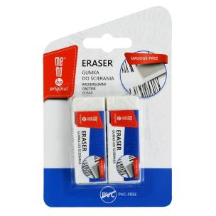 Gumka do mazania MemoBe biurowa biała 2 szt. blister. Wydawca: MemoBe. Multiszop.pl Opakowanie Gumka do mazania MemoBe biurowa biała 2 szt. blister