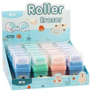 Opakowanie Gumka do ołówka Cha Cha z rolką (24szt) M&G