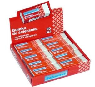 Opakowanie Gumka do ścierania (20szt)