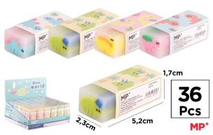 Opakowanie Gumka do ścierania Dino World (36szt)