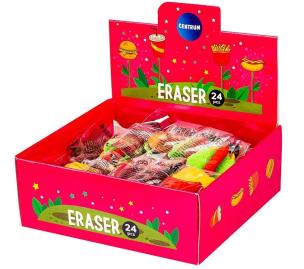 Opakowanie Gumka do ścierania Fast Food (24szt)