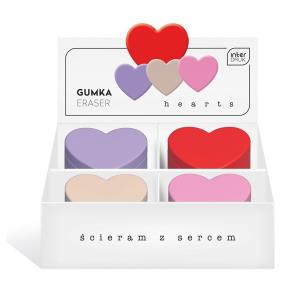 Opakowanie Gumka do ścierania Hearts (20szt)