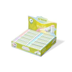 Gumka do ścierania pastel (20st) CRICCO. Wydawca: Cricco. Multiszop.pl Opakowanie Gumka do ścierania pastel (20st) CRICCO