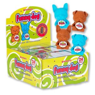 Opakowanie Gumka do ścierania piesek z temperówką (24szt)