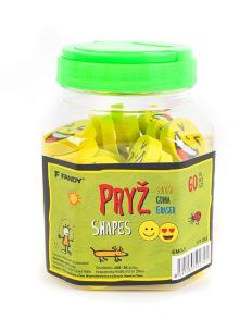 Opakowanie Gumka Shapes emotikonka (60szt)