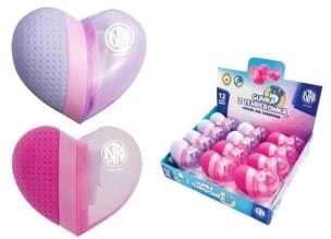 Opakowanie Gumka z temperówką Serce 2w1 (12szt) ASTRA