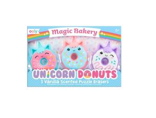 Opakowanie Gumki do ścierania Magiczne Jednorożce 3 sztuki