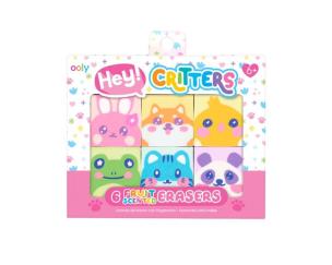 Gumki do ścierania pachnące Hej Zwierzaki!. Wydawca: ooly. Multiszop.pl Opakowanie Gumki do ścierania pachnące Hej Zwierzaki!