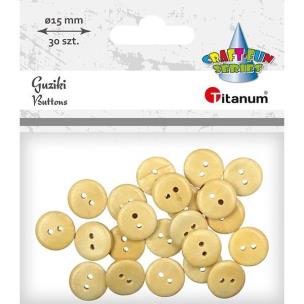 Opakowanie Guziki drewniane 30szt