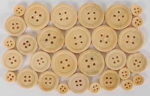 Opakowanie Guziki drewnianie 02 natural