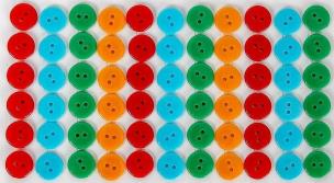 Opakowanie Guziki plastikowe samoprzylepne 01 color