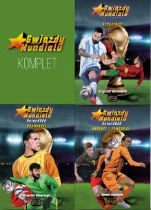 Gwiazdy mundialu. Komplet. Autor: Opracowanie zbiorowe. Multiszop.pl Okładka książki Gwiazdy mundialu. Komplet