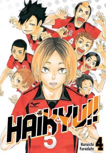 Okładka książki Haikyu!! Tom 4