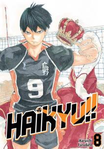 Haikyu!! Tom 8. Autor: Haruichi Furudate. Multiszop.pl Okładka książki Haikyu!! Tom 8