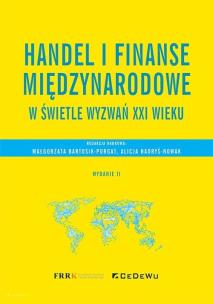 Okładka książki Handel i finanse międzynarodowe w świetle wyzwań