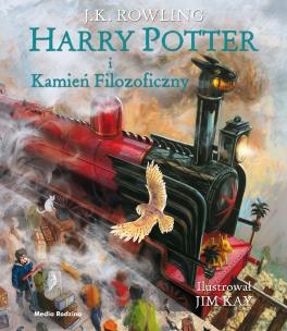 Harry Potter i kamień filozoficzny iluststrowany nowe wydanie. Autor: Joanne K. Rowling. Multiszop.pl Okładka książki Harry Potter i kamień filozoficzny iluststrowany nowe wydanie