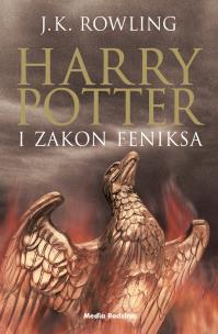 Harry Potter i Zakon Feniksa  (czarna edycja). Autor: J. K. Rowling. Multiszop.pl Okładka książki Harry Potter i Zakon Feniksa  (czarna edycja)