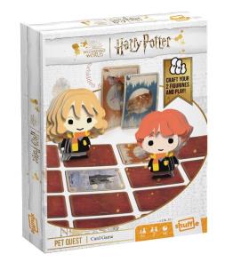 Harry Potter Pet Quest gra karciana z figurkami. Wydawca: Cartamundi. Multiszop.pl Opakowanie Harry Potter Pet Quest gra karciana z figurkami