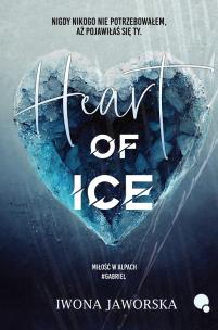 Heart of ice. Autor: Iwona Jaworska. Multiszop.pl Okładka książki Heart of ice