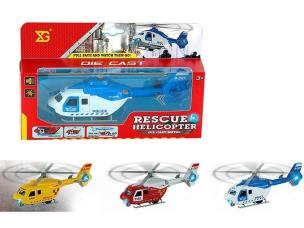 Opakowanie Helikopter śmigłowiec metalowy światło dźwięk MIX
