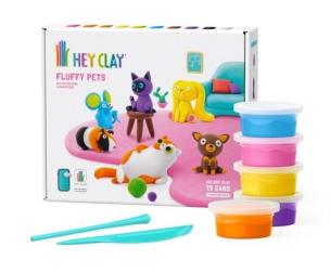 Hey Clay - Puchate zwierzaki + akcesoria. Wydawca: TM Toys. Multiszop.pl Opakowanie Hey Clay - Puchate zwierzaki + akcesoria