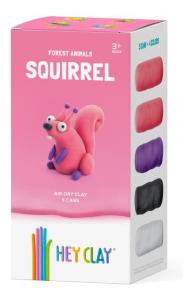 Opakowanie Hey Clay - Wiewiórka