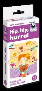 Okładka książki Hip, hip, hurra! Zagadki obrazkowe. Kapitan Nauka wyd. 3