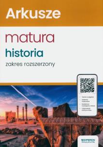 Historia Arkusze maturalne ZR. Autor: Łukasz Skupny. Multiszop.pl Okładka książki Historia Arkusze maturalne ZR