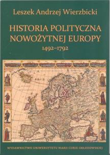 Okładka książki Historia polityczna nowożytnej Europy 1492-1792