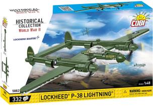 Historical Collection Lockheed P-38 LIGHTNING. Wydawca: Cobi. Multiszop.pl Opakowanie Historical Collection Lockheed P-38 LIGHTNING