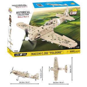 Historical Collection. Macchi C.202 ''Folgore. Wydawca: Cobi. Multiszop.pl Opakowanie Historical Collection. Macchi C.202 ''Folgore
