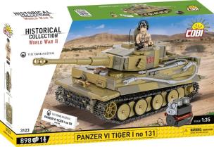 Historical Collection Panzer VI TIGER I no 131. Wydawca: Cobi. Multiszop.pl Opakowanie Historical Collection Panzer VI TIGER I no 131