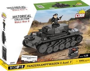 Historical Collection Panzerkampfwagen II Ausf. F. Wydawca: Cobi. Multiszop.pl Opakowanie Historical Collection Panzerkampfwagen II Ausf. F