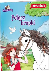Horse Club. Połącz kropki. Autor: Opracowanie zbiorowe. Multiszop.pl Okładka książki Horse Club. Połącz kropki