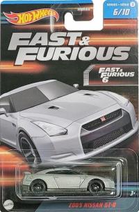Opakowanie Hot Wheels Auto 2009 Nissan GT-R 1:64 HNT16