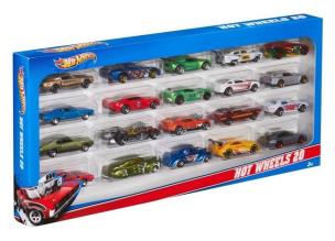 Hot Wheels Małe samochodziki 20-pak. Wydawca: Mattel. Multiszop.pl Opakowanie Hot Wheels Małe samochodziki 20-pak